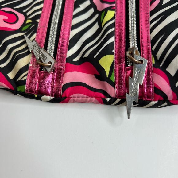 Betsey Johnson Betseyville Floral Bag Missing Strap - Picture 5 of 13